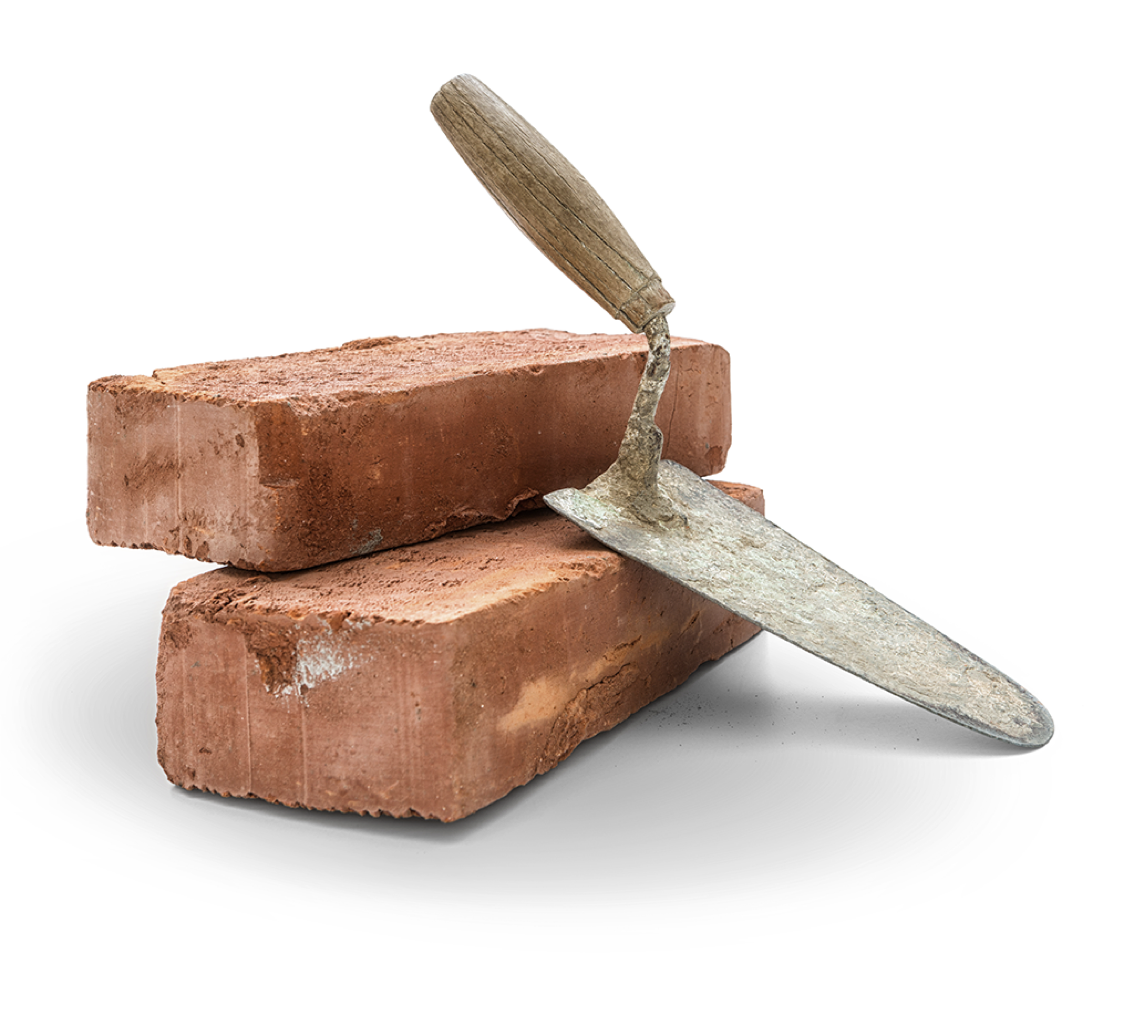 bricks-trowel